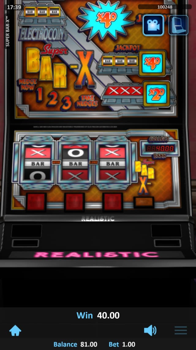 Super Bar-X Gameplay Screenshot